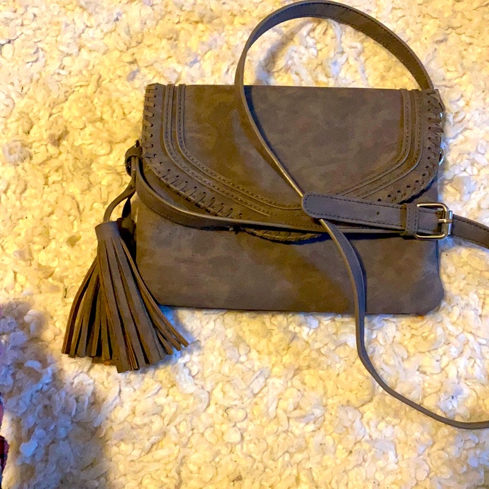 Grey crossbody